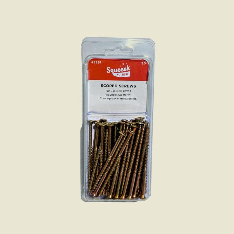 Squeeeeek No More 3251 No. 8 X 3 in. L Square Bugle Head Coarse Scored Screws
