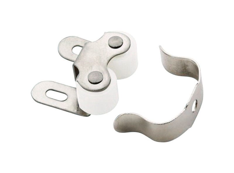 Amerock 10PK347414 1.125 in. W X 1 in. L Nickel Silver Steel Catch 10 pk