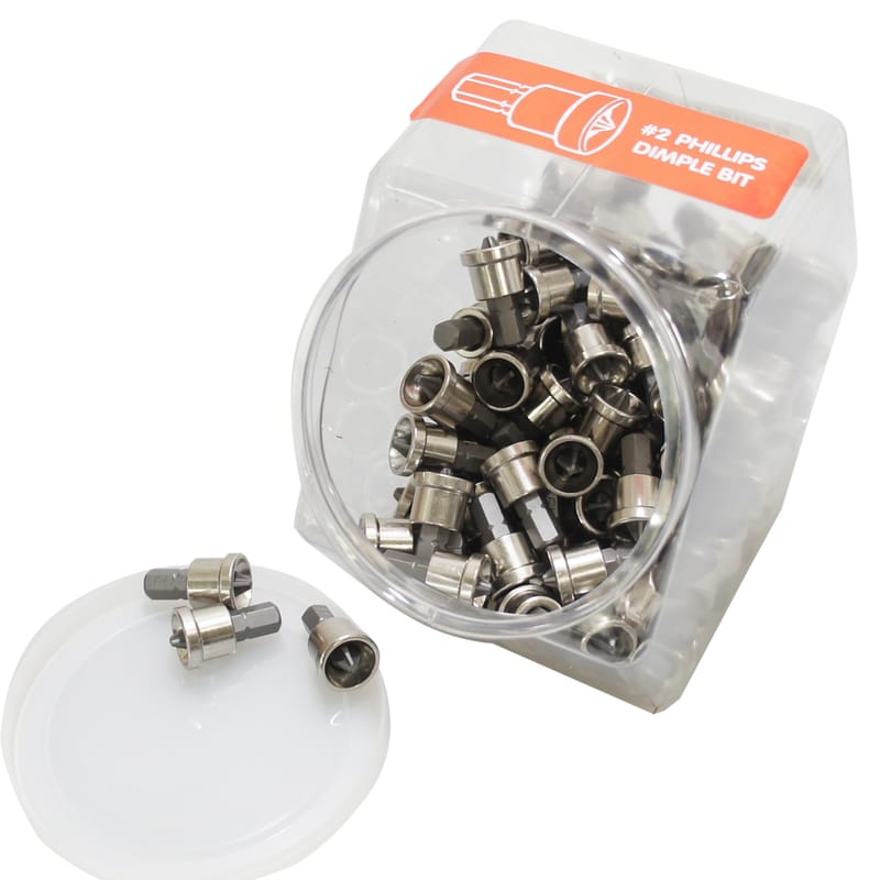 Best Way Tools B83150 Phillips #2 X 1 in. L Dimple Bit Carbon Steel 100 pc
