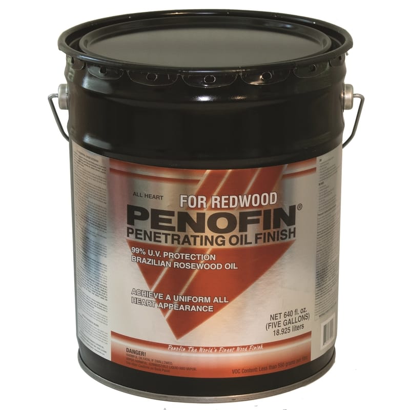 Penofin F5RAH5G Transparent Matte Mahogany Oil-Based Oil Stain 5 gal