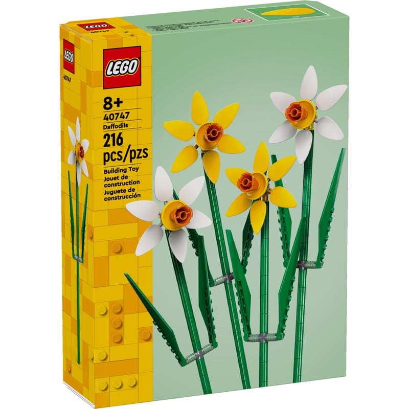 Lego 40747 Botanicals Daffodils Building Set Multicolor 216 pc