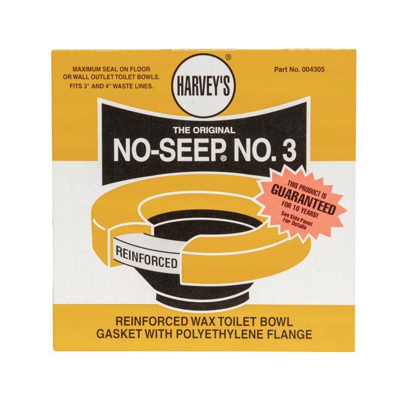 Harvey'S 4305-24 No-Seep Wax Ring Polyethylene/Wax For Water Closets to Flanges