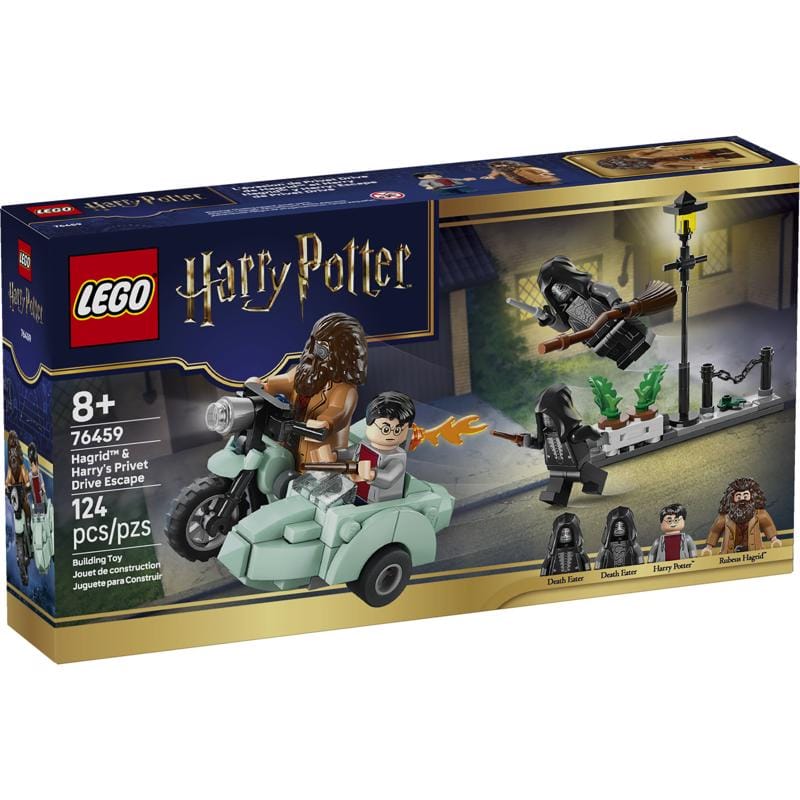 Lego 76459 Harry Potter Hagrid and Harrys Privet Drive Escape Building Set Multi 124 pc
