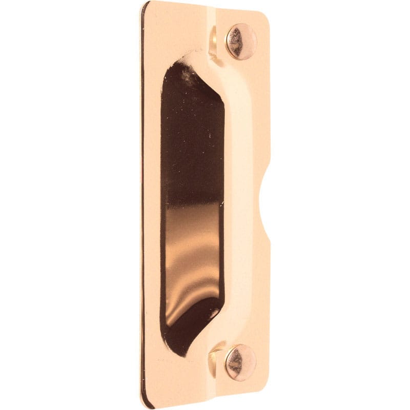 Prime-Line U 9502 3 in. H X 7 in. L Polished Brass Steel Latch Guard