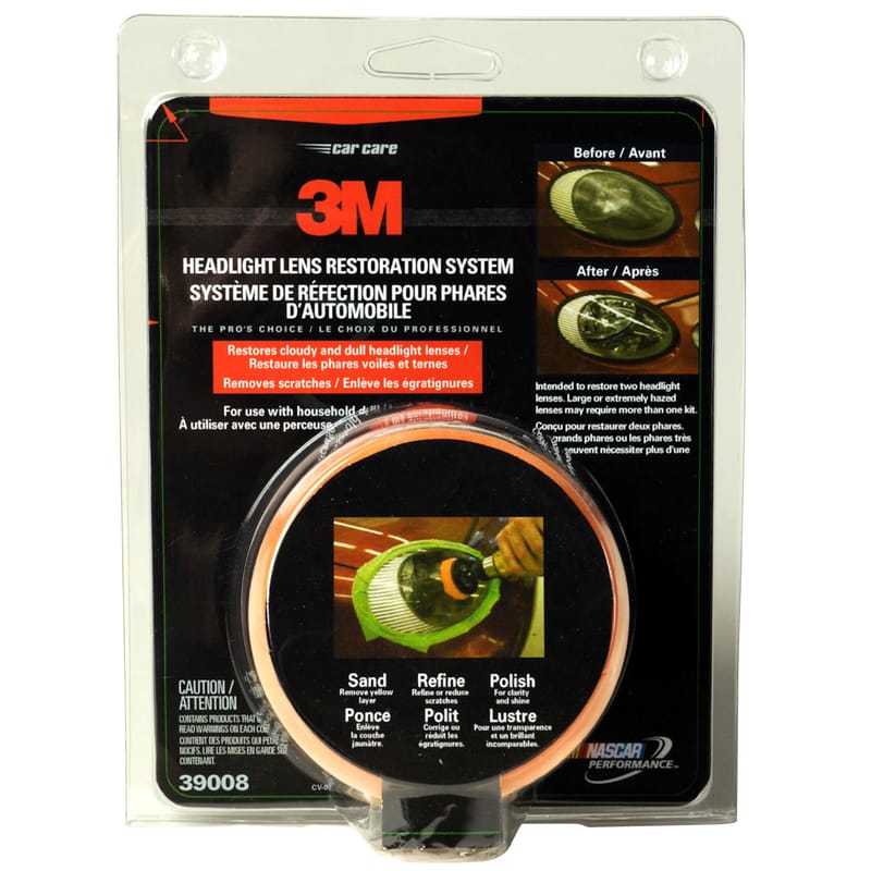 3M 39008 Headlight Restorer Kit