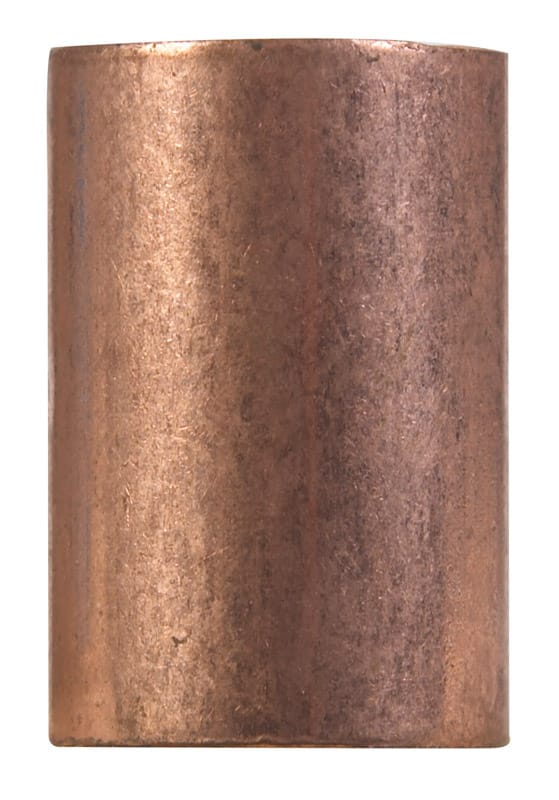 Nibco W06070C 5/8 in. Sweat X 5/8 in. D Sweat Copper Coupling with Stop 1 pk