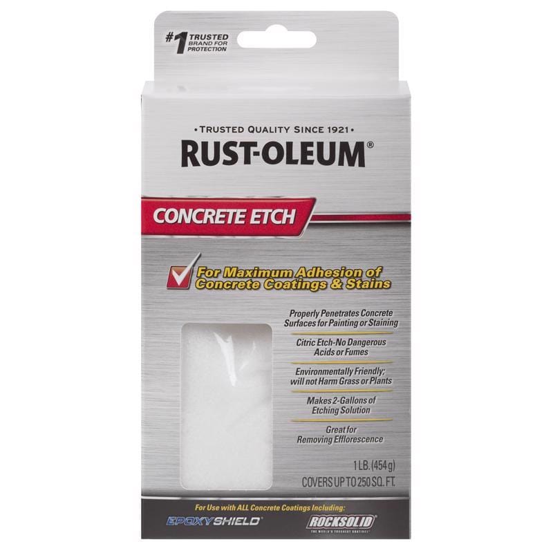 Rust-Oleum 238475 Transparent Clear Acid-Based Concrete Etch 1 lb