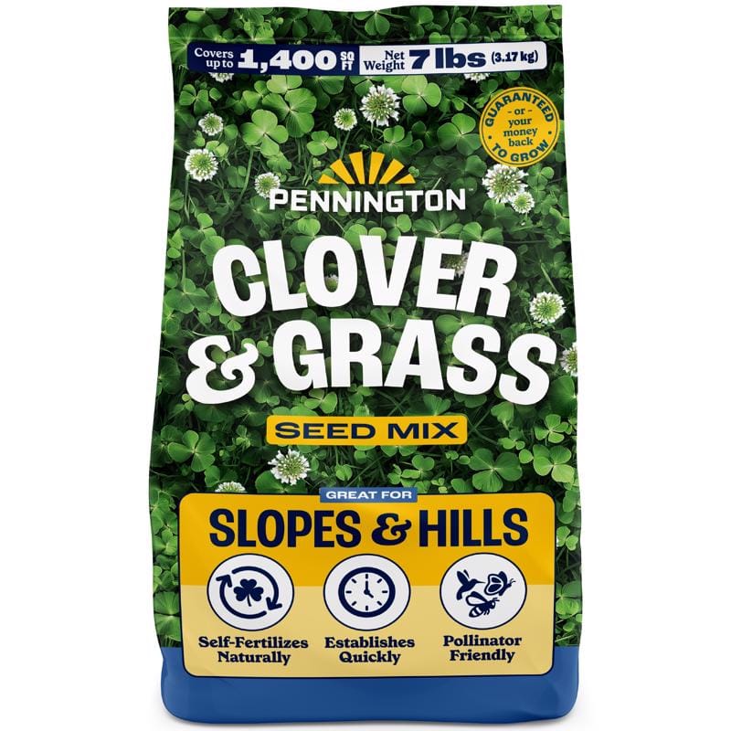Pennington 100547419 Smart Seed Clover Grass Mix Full Sun/Light Shade Grass Seed 7 lb
