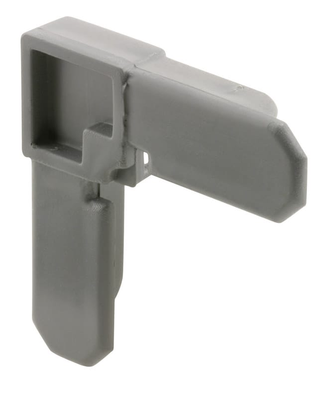 Prime-Line PL7727 Gray Plastic 5/16 in. W X 3/4 in. L Screen Frame Corner 1 pk