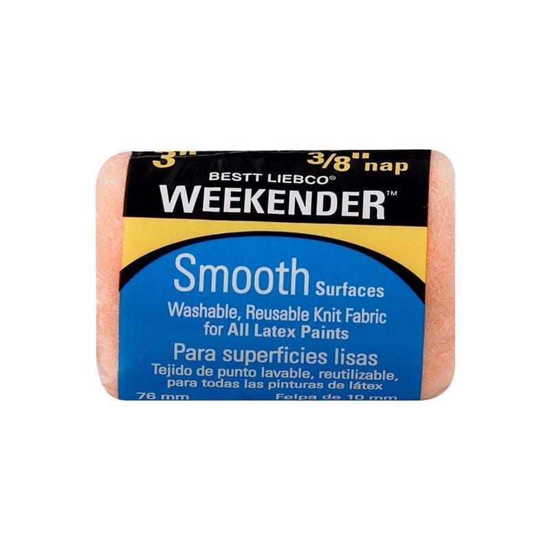 Bestt Liebco 507038300 Weekender Knit 3 in. W X 3/8 in. Paint Roller Cover 1 pk