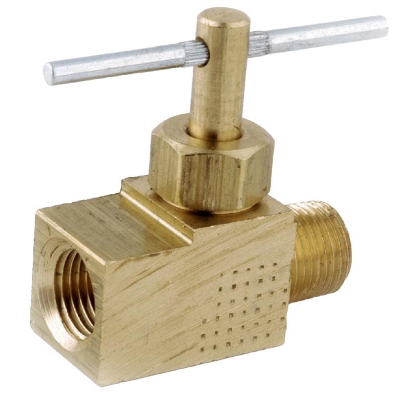 Anderson Metals 759135-04AH 1/4 in. 1/4 in. Brass Needle Valve