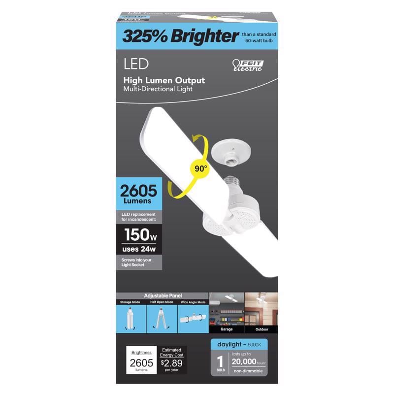 Feit ADJ2600/3CCTLED Specialty E26 (Medium) LED HID Bulb Daylight 150 Watt Equivalence 1 pk