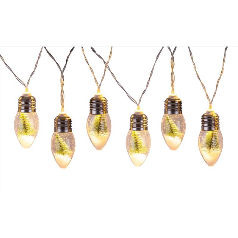 Celebrations 774355 LED Micro/5mm Warm White 10 ct String Christmas Lights 17.72 ft.