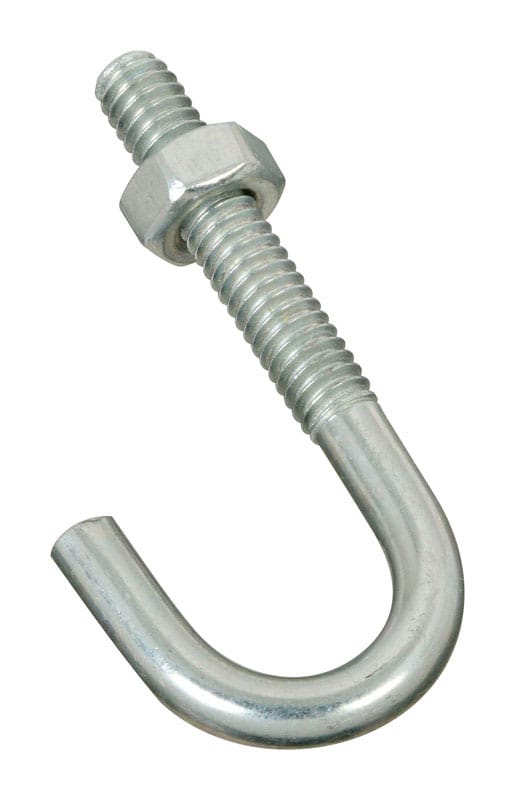 National Hardware N232-884 Zinc-Plated Silver Steel 2-5/16 in. L J-Bolt 100 lb 1 pk
