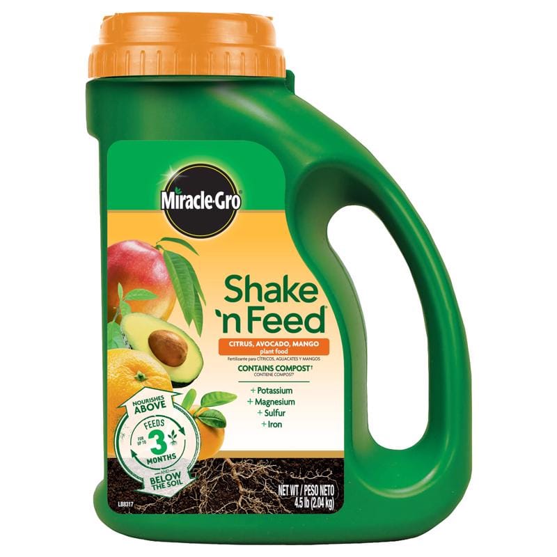 Miracle Grow 7149792 Shake Feed Citrus 4.5#
