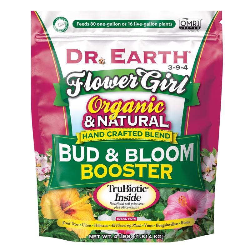 DR. Earth 707P Flower Girl Organic Granules Rose, Citrus Plant Food 4 lb