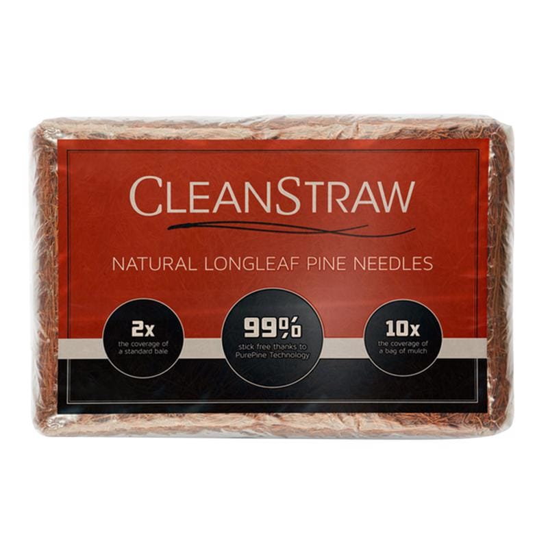 CleanStraw 1 Natural Pine Needles Mulch 2.3 cu ft