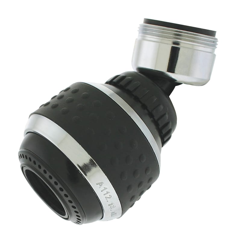 Plumb Pak 800-215LF Dual Thread 15/16 in.-27 x 55/64 in.-27 Chrome Plated Swivel Sprayrator