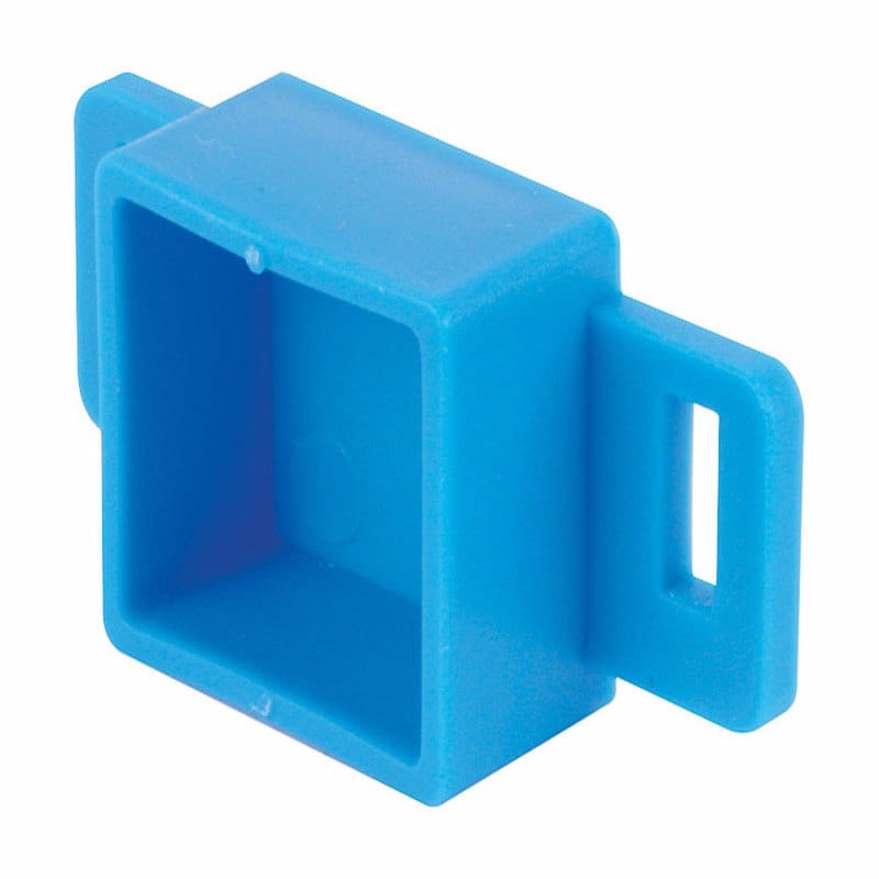 Prime-Line R 7143 Plastic Center Guide Drawer Track Back Plate 2 pk
