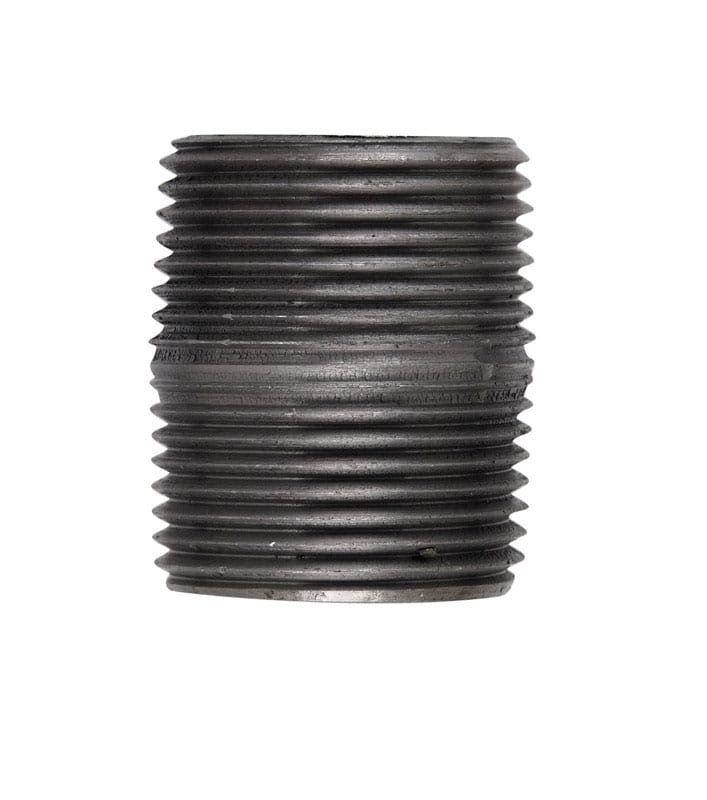 Anvil 8700142055 Beck 1-1/4 in. MPT Black Steel Close Nipple