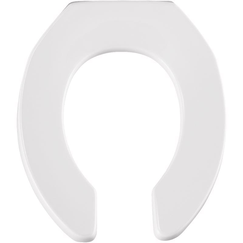 Mayfair BY Bemis 955CT-000 Bemis Round White Plastic Toilet Seat