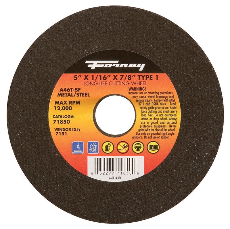 Forney 71850 5X1/16X7/8"CUT-OFF WHL71796