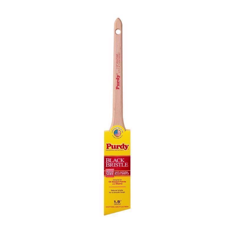 Purdy 145024015 Black Bristle Adjutant 1-1/2 in. Medium Stiff Angle Trim Paint Brush