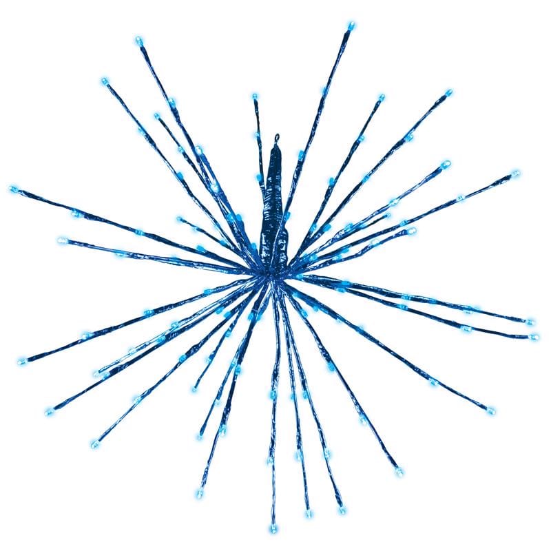 Celebrations LED-24RB-BBLA Platinum LED Blue Radiant Blast 24 in. Hanging Decor