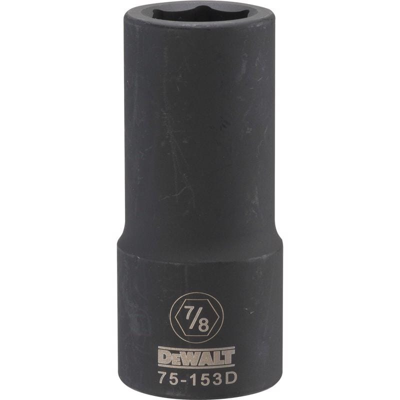 Dewalt DWMT75153OSP 7/8 in. X 3/4 in. drive SAE 6 Point Deep Impact Socket 1 pc
