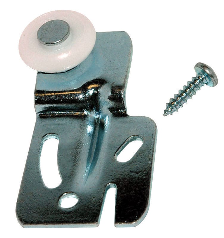Barton Kramer 2000C 7/8 in. D X 0.25 in. L Mill Silver Steel Closet Door Hanger 2 pk
