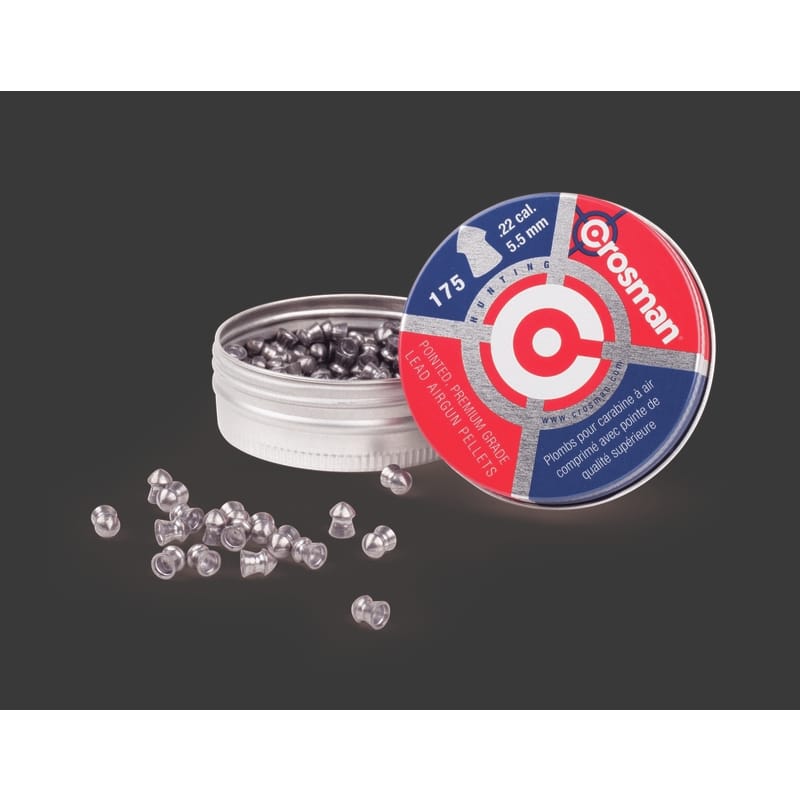 Crosman P022 0.22 14.3 grain Pointed Pellets 175 pk