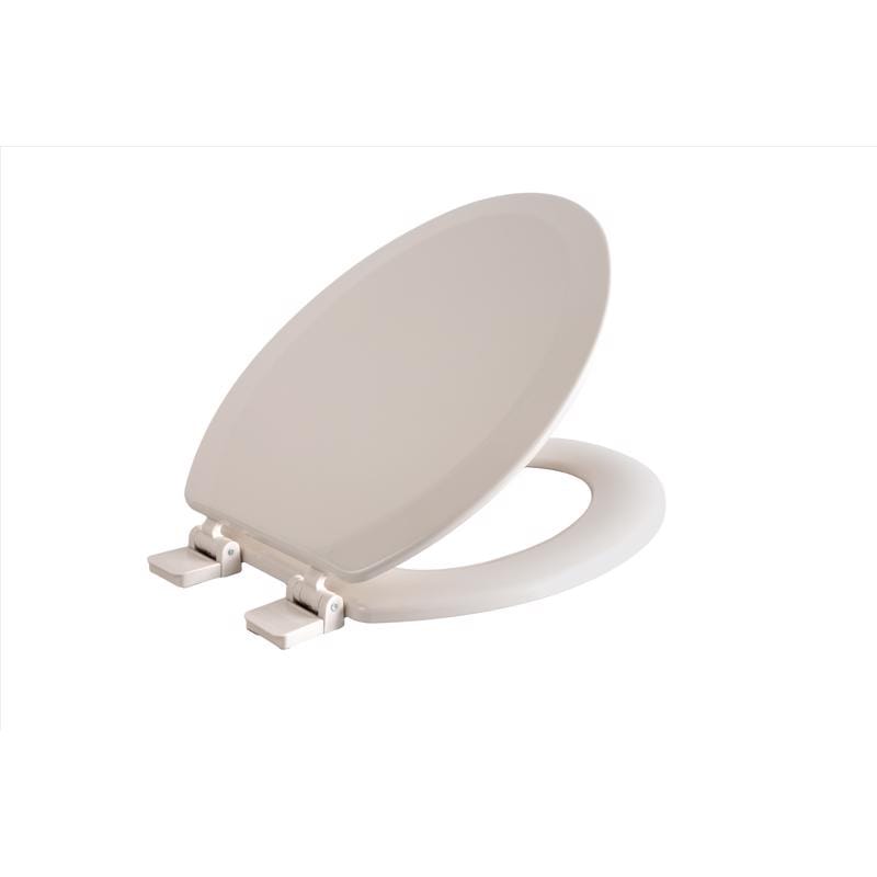 Oakbrook Collection MD014-FG-BIS Laurel Elongated Biscuit Wood Toilet Seat