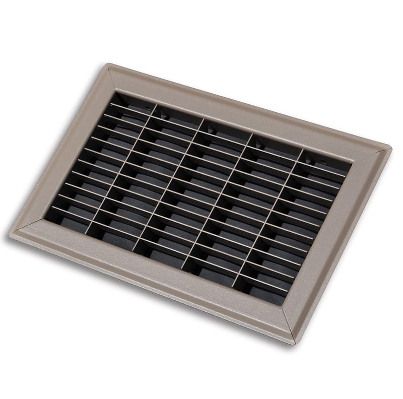 Tru Aire C154R14X14 14 in. H X 14 in. W 1-Way Powder Coat Brown Steel Floor Grille