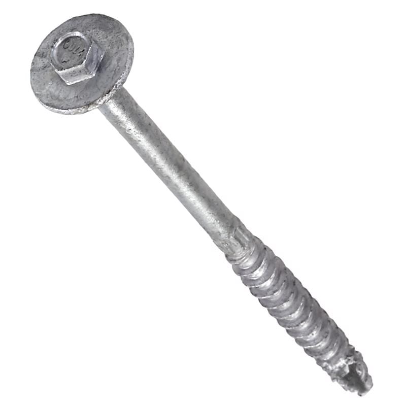 Simpson Strong-Tie SDWH27600GR30 Strong-Drive No. 2 Sizes X 6 in. L Star Hex Washer Head Serrated Structural Screw