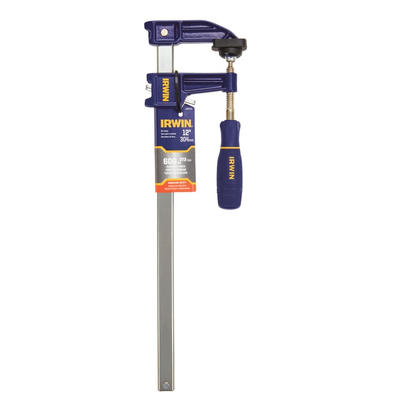 Irwin 1825753 12 in. X 2-1/2 in. D F Clamp 1 pc