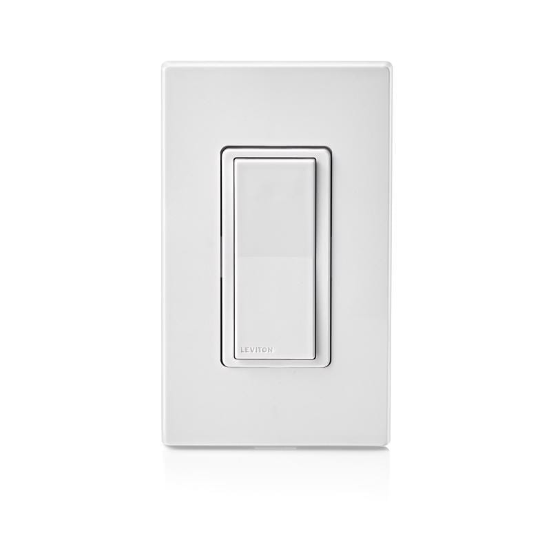 Leviton D215S-1RW Decora 15 amps WiFi Smart Smart-Enabled Switch White 1 pk