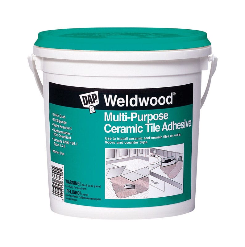 Dap 7079825190 Weldwood Ceramic Tile Adhesive 1 qt
