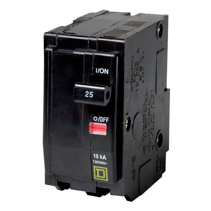 Square D QO225CP QO 25 amps Plug In 2-Pole Circuit Breaker