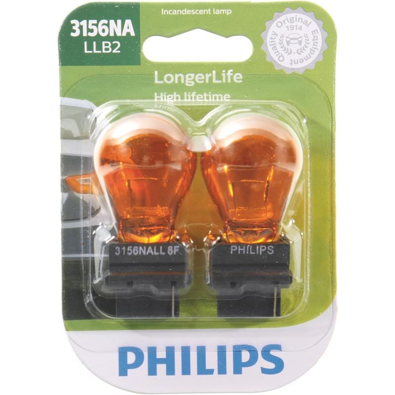 Philips 3156NALLB2 Longer Life Incandescent Parking/Tail/Turn Miniature Automotive Bulb 3156NALLB2