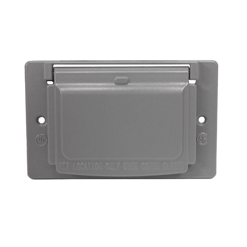 Sigma Engineered Solutions 14249 Rectangle Die-Cast Metal 1 gang 2.83 in. H X 4.57 in. W Horizontal GFCI C
