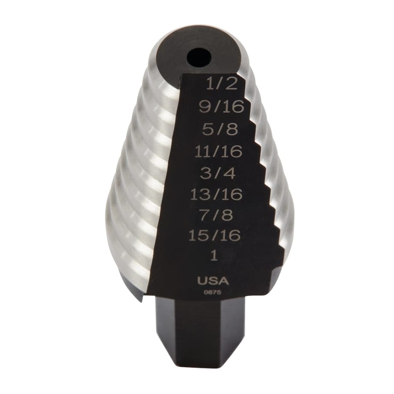 Irwin 10220 Unibit 6 in. L High Speed Steel Step Drill Bit Square Shank 1 pc
