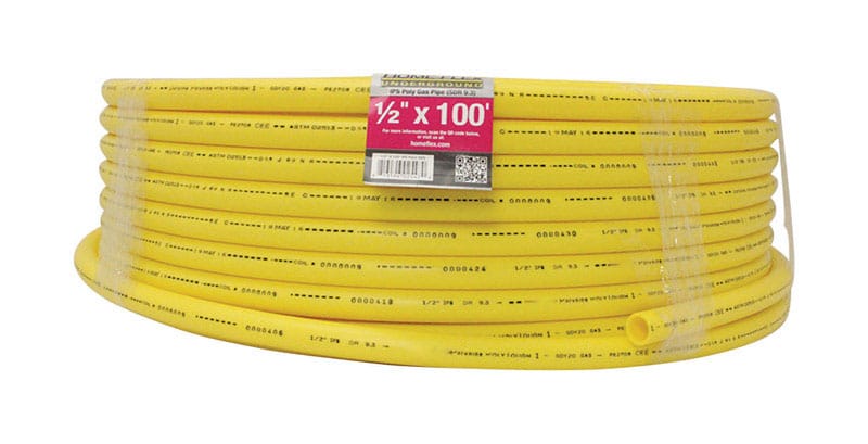 Home-Flex 19-0593100 Polyethylene Pipe 1/2 in. D X 100 ft. L Plain End 90 psi