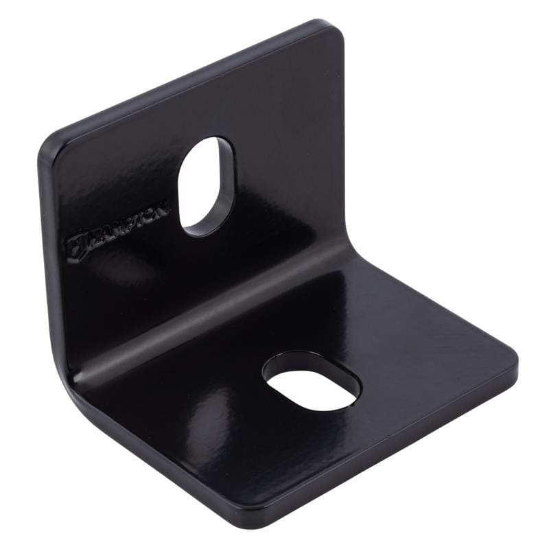 Hampton 02-3405-108 2.4 in. H X 3 in. W X 3/16 in. D Black Steel Inside/Outside Corner Brace