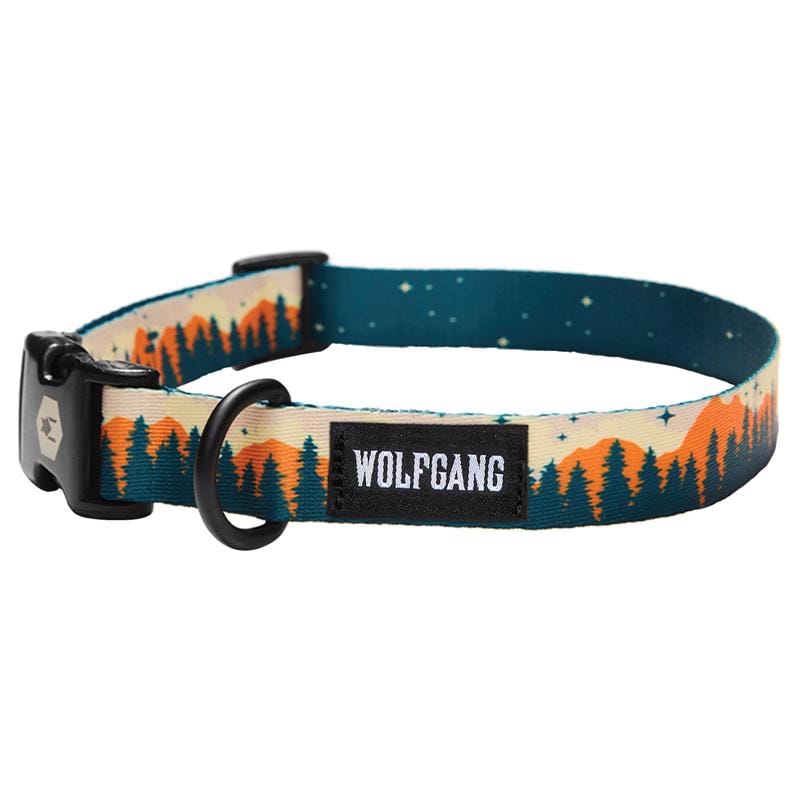 Wolfgang WC-003-13 Multicolored OverLand Polyester Dog Adjustable Collar Large