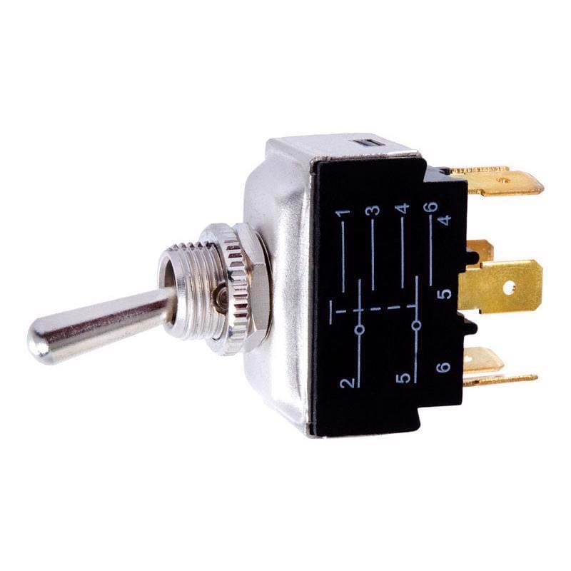 Jandorf 61137 20 amps Double Pole Toggle Power Tool Switch Silver 1 pk