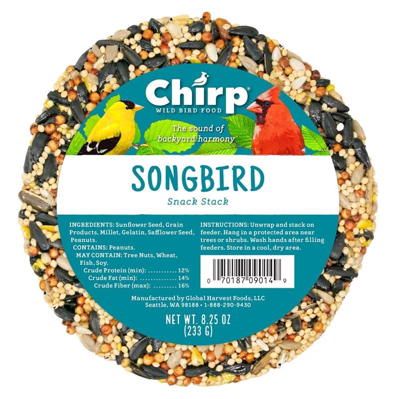 Chirp 14985 Snack Stack Songbird Wild Bird Food 8.25 oz
