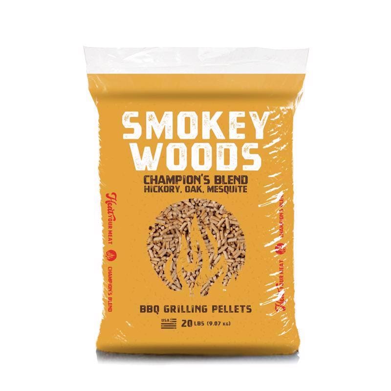 Smoky Woods J054 Smokey Woods Hardwood Pellets All Natural Hickory/Mesquite/Oak 20 lb