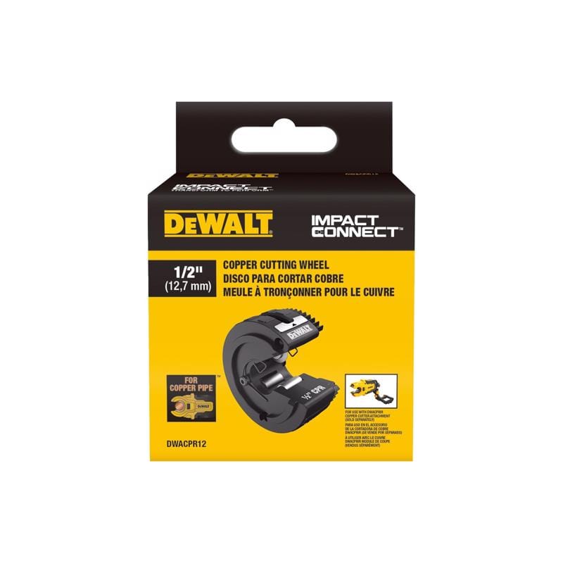 Dewalt DWACPR12 Impact Connect 1/2 in. Replacement Tube Cutter Wheel Black 1 pc