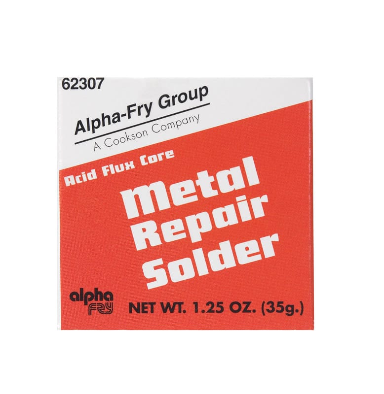 Alpha Fry 62307 1.25 oz Metal Repair Solder Tin/Lead 1 pc