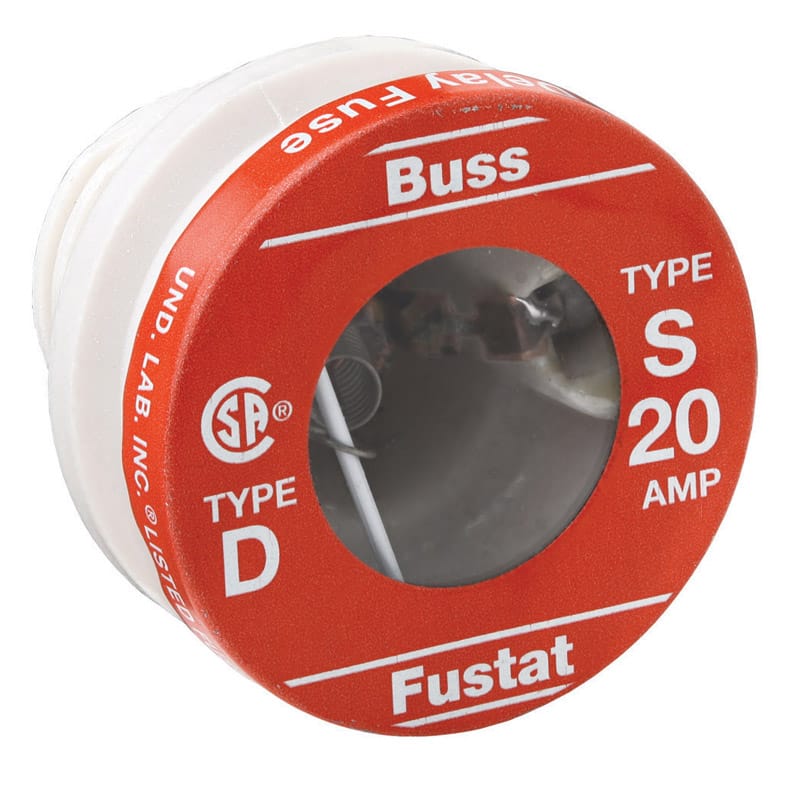 Bussmann S-20 20 amps Dual Element Tamper Proof Plug 4 pk